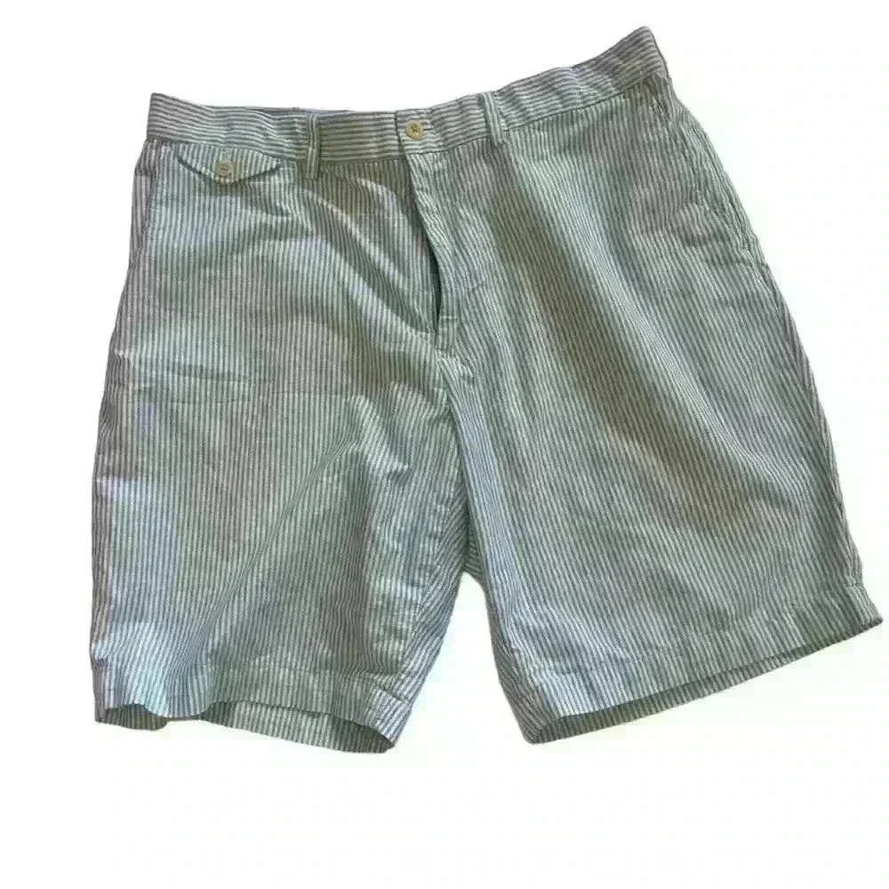 Polo by Ralph Lauren Golf shorts Size 36 blue and white striped